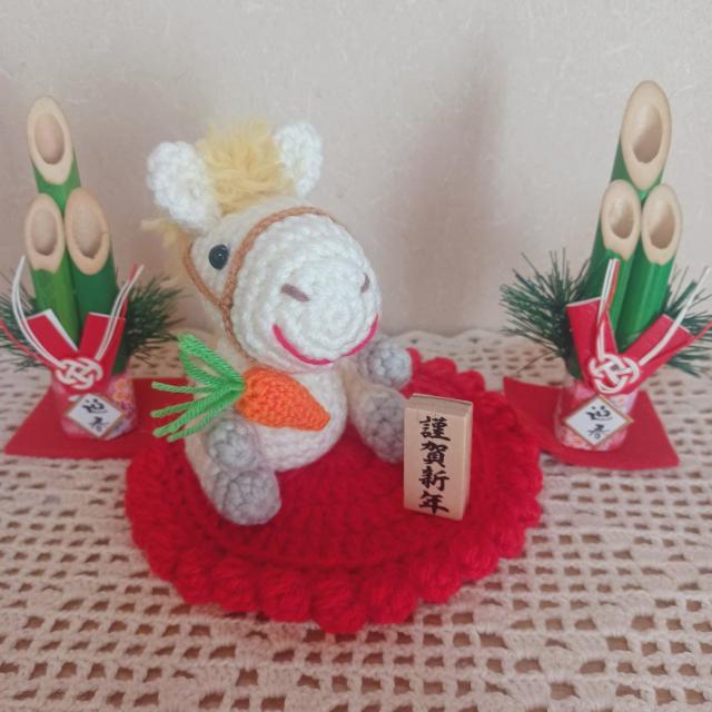 ☆Hand made☆ 来年の干支*お馬さん*ドイリー*あみぐるみ < ペット/手芸/園芸 ☆Hand made☆ 来年の干支*お馬さん*ドイリー*あみぐるみ < ペット/手芸/園芸の