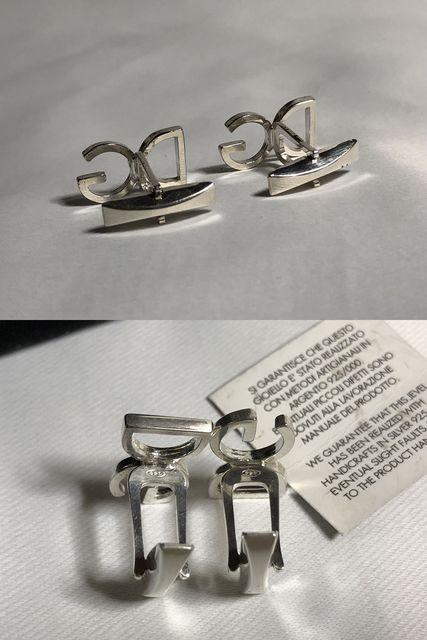 正規激レア ドルチェ&ガッバーナ DGロゴカフス SV925 ブランドアイコンカフリンクス エンブレムボタン 付属有 < ブランド  正規激レア ドルチェ&ガッバーナ DGロゴカフス SV925 ブランドアイコンカフリンクス エンブレムボタン 付属有 < ブランドの