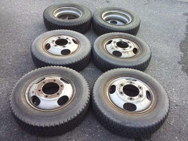 ニューキャンターWキャブ用ホイール付スタッドレスタイヤ6本セット < 自動車/バイク ニューキャンターWキャブ用ホイール付スタッドレスタイヤ6本セット < 自動車/バイク