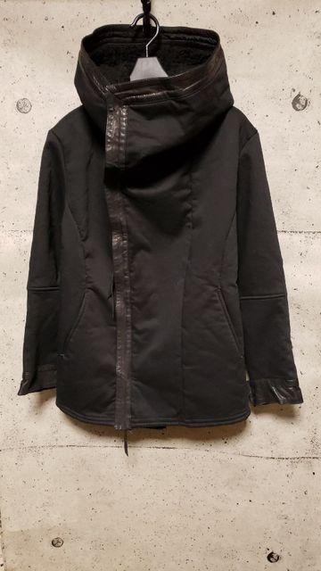 KMRIIP  Hooded Twill Boa Coat 1  uh 