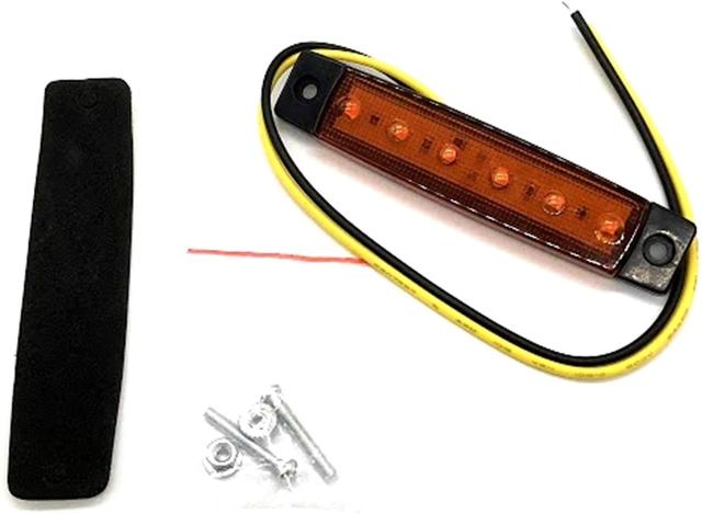 LED 6連 サイドマーカー イエロー  24V 4個 < 自動車/バイク LED 6連 サイドマーカー イエロー  24V 4個 < 自動車/バイク