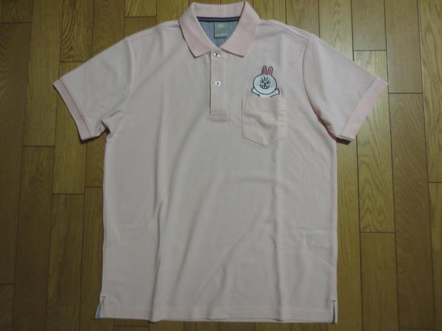LINE FRIENDS  ポリエステル×綿 半袖 ポロシャツ M  < 男性ファッション  LINE FRIENDS  ポリエステル×綿 半袖 ポロシャツ M   < 男性ファッションの