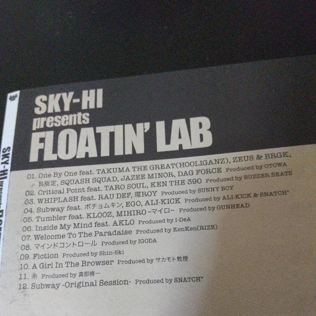 SKI-HI(日高光啓 from AAA)『FLOATIN' LAB』AKLO < CD/DVD/ビデオ SKI-HI(日高光啓 from AAA)『FLOATIN' LAB』AKLO < CD/DVD/ビデオの