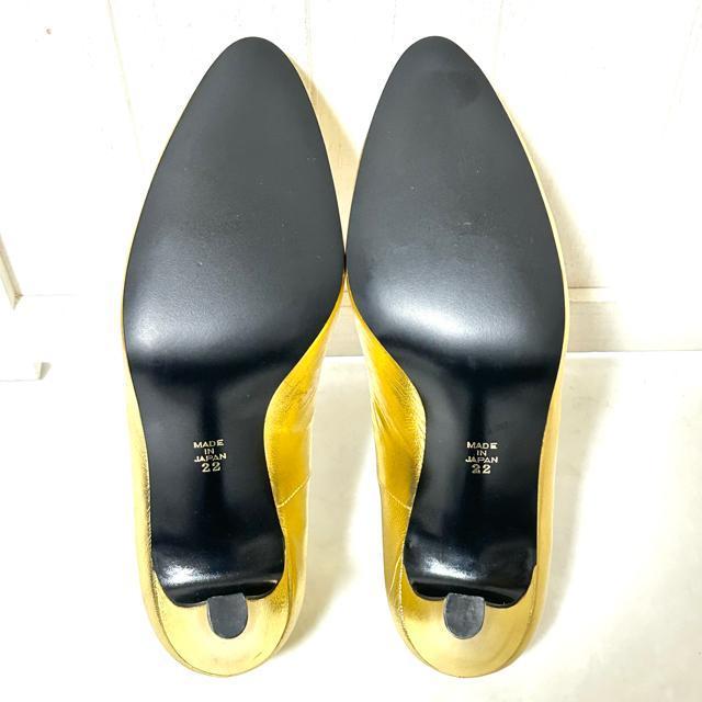 未使用 DIANA ダイアナ ゴールド パンプス 22cm < ブランド  未使用 DIANA ダイアナ ゴールド パンプス 22cm < ブランドの