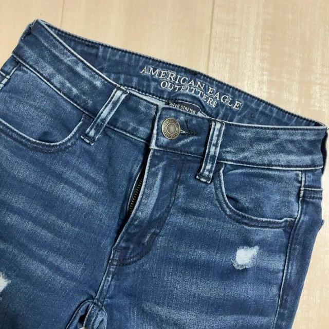 ��American Eagle/�A�����J���C�[�O������ԃX�L�j�[�f�j�����X�[�p�[�X�g���b�`US00*�V���v���R�[�f�� �� �u�����h�� 