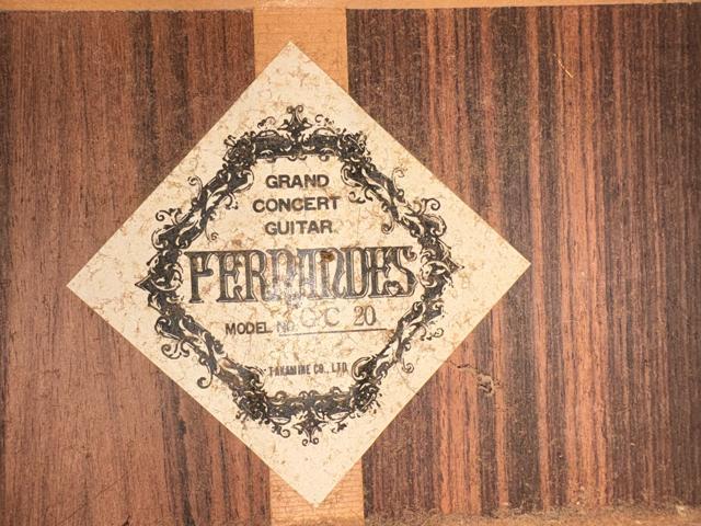 Fernandes OhRT[gM^[@GC-20 Ǖi1926-01-4  zr[ 