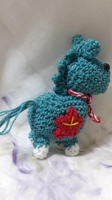 うま編みぐるみ(サーフグリーン) < ペット/手芸/園芸 うま編みぐるみ(サーフグリーン) < ペット/手芸/園芸の