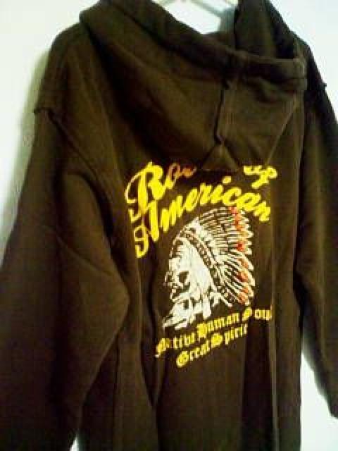 Aー556☆新品☆長袖チマヨ柄パーカー ブラウン M < 男性ファッション  Aー556☆新品☆長袖チマヨ柄パーカー ブラウン M < 男性ファッションの