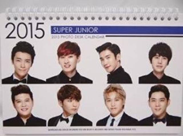 SUPER JUNIOR 2015年-2016年 卓上カレンダー < タレントグッズ  SUPER JUNIOR 2015年-2016年 卓上カレンダー  < タレントグッズの