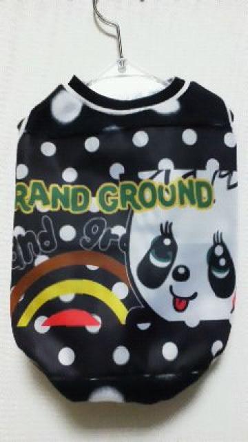 ハンドメイド*グラグラTシャツ*黒・ドット・パンダ・パネル・犬用*L < ペット/手芸/園芸  ハンドメイド*グラグラTシャツ*黒・ドット・パンダ・パネル・犬用*L  < ペット/手芸/園芸の