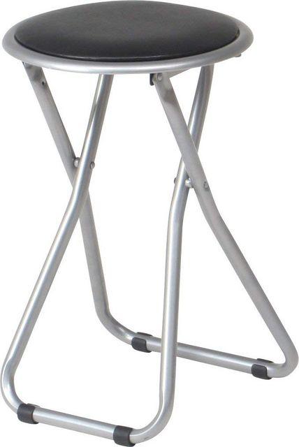 パイプ折りたたみイス 高さ47cm 合成皮革 ブラック < インテリア/ライフ  パイプ折りたたみイス 高さ47cm 合成皮革 ブラック  < インテリア/ライフの