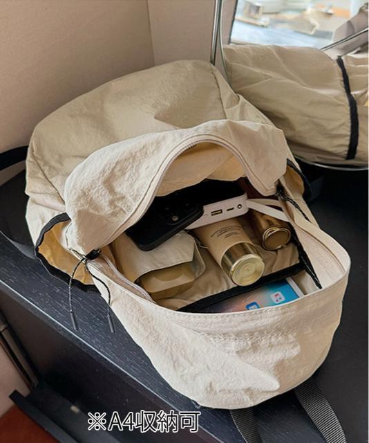 送料無料 新品 ドロストポケットリュック 軽量デイパック < 女性ファッション  送料無料 新品 ドロストポケットリュック 軽量デイパック < 女性ファッションの