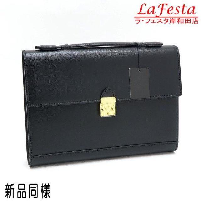 ◆ 本物 新品同様 ◆ YSL イヴサンローラン ビジネスバッグ レザー ブラック 黒 ブリーフケース 書類カバン KY3767 < ブランド  ◆ 本物 新品同様 ◆ YSL イヴサンローラン ビジネスバッグ レザー ブラック 黒 ブリーフケース 書類カバン KY3767  < ブランドの