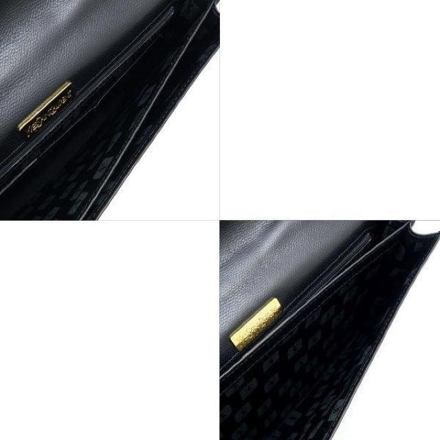 ◆ 本物 新品同様 ◆ YSL イヴサンローラン ビジネスバッグ レザー ブラック 黒 ブリーフケース 書類カバン KY3767 < ブランド  ◆ 本物 新品同様 ◆ YSL イヴサンローラン ビジネスバッグ レザー ブラック 黒 ブリーフケース 書類カバン KY3767 < ブランドの