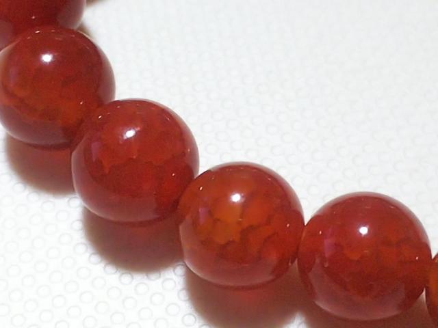 お得意さま感謝Day★天然石★赤龍紋瑪瑙 ラウンド8mm 半連 < 女性アクセサリー/時計 お得意さま感謝Day★天然石★赤龍紋瑪瑙 ラウンド8mm 半連 < 女性アクセサリー/時計の