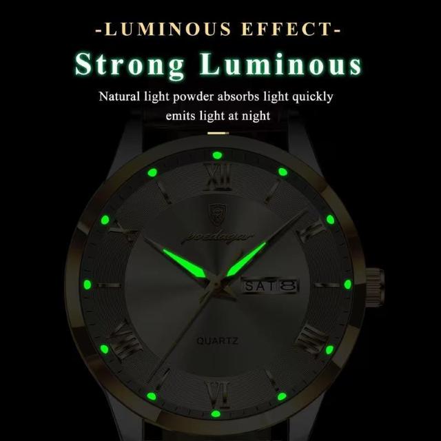 爆ヤス価格2890円★高級ビジネスメンズウォッチ 夜光防水カレンダー付き カジュアルクォーツ腕時計 ゴールデングレー < 男性アクセサリー/時計 爆ヤス価格2890円★高級ビジネスメンズウォッチ 夜光防水カレンダー付き カジュアルクォーツ腕時計 ゴールデングレー < 男性アクセサリー/時計の