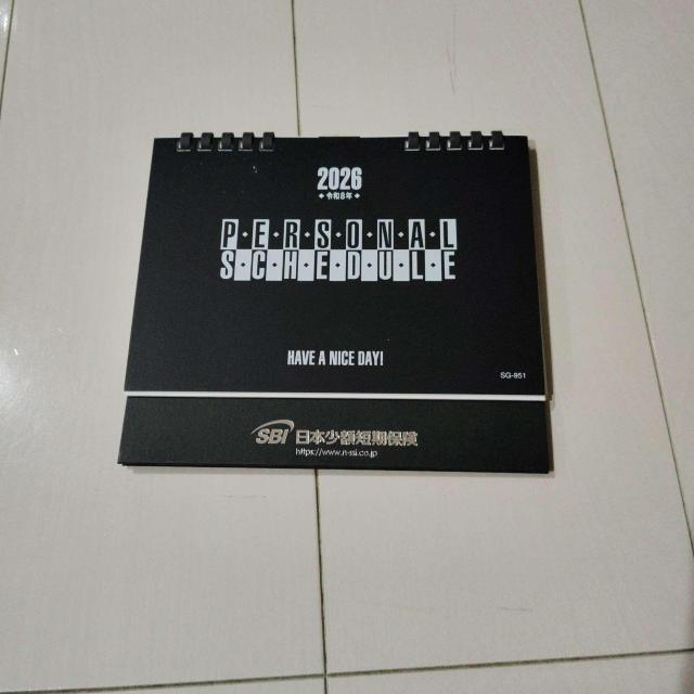 2026年 SBI日本少額短期保険 オリジナル卓上カレンダー PERSONAL SCHEDULE < ホビー 2026年 SBI日本少額短期保険 オリジナル卓上カレンダー PERSONAL SCHEDULE < ホビーの