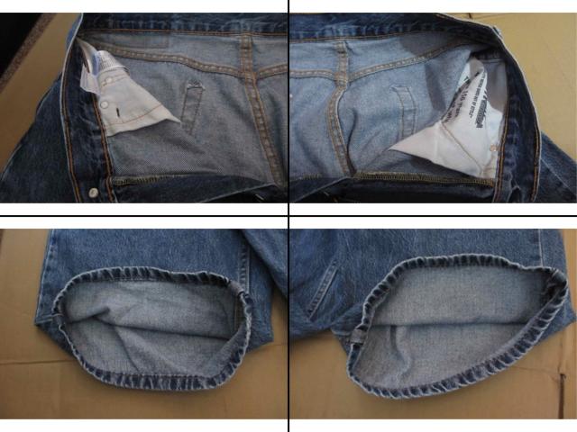 LEVI'S ���[�o�C�X 454 33�C���` W33 L10 �V���[�g�p���c �n�[�t�p���c �Z�p�� �f�j�� �����Y ��ԗǍD �� �u�����h�� 