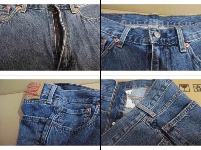 LEVI'S ���[�o�C�X 454 33�C���` W33 L10 �V���[�g�p���c �n�[�t�p���c �Z�p�� �f�j�� �����Y ��ԗǍD �� �u�����h�� 