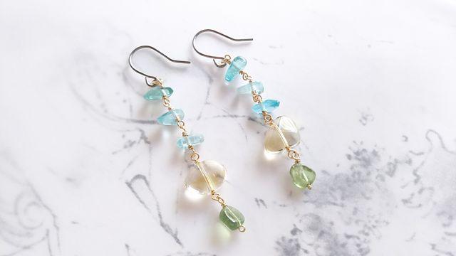 14kgf*夏の日差しのピアス* 19015 < 女性アクセサリー/時計  14kgf*夏の日差しのピアス* 19015  < 女性アクセサリー/時計の