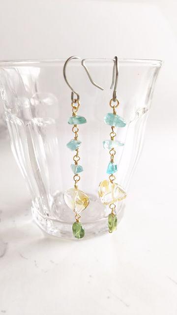 14kgf*夏の日差しのピアス* 19015 < 女性アクセサリー/時計  14kgf*夏の日差しのピアス* 19015 < 女性アクセサリー/時計の