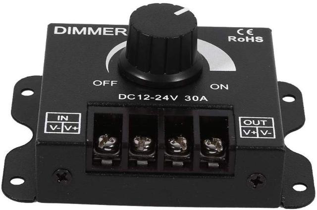 LED 調光 DC 12V-24V 照明調光コントローラー 30A < 自動車/バイク LED 調光 DC 12V-24V 照明調光コントローラー 30A < 自動車/バイク