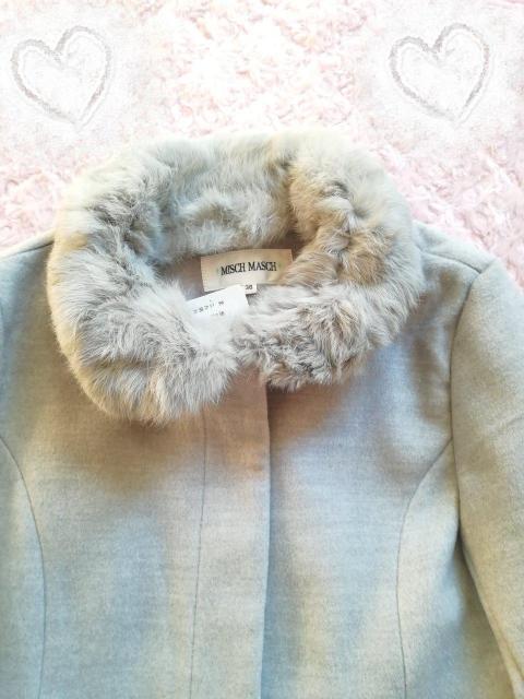 新品☆ミッシュマッシュ*ファー衿取り外しコート < ブランド  新品☆ミッシュマッシュ*ファー衿取り外しコート < ブランドの