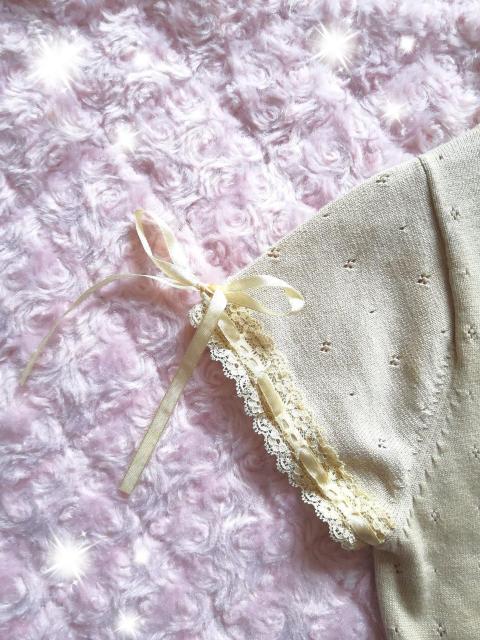 BELLEVAH*リボン付きニットボレロ < 女性ファッション  BELLEVAH*リボン付きニットボレロ < 女性ファッションの