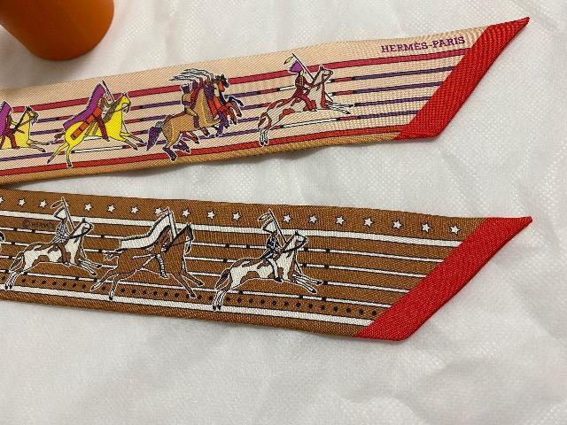 美品 本物 正規品 エルメス HERMES  ツイリー スカーフ < ブランド  美品 本物 正規品 エルメス HERMES  ツイリー スカーフ < ブランドの