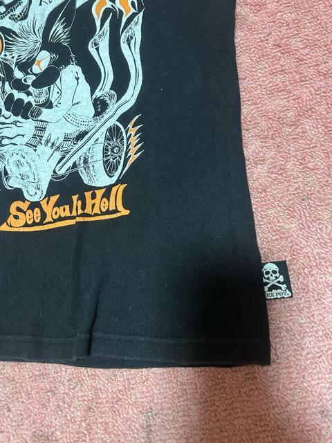 SEX POT ReVeNGe スカル バイクプリント ブラックタンクトップ < ブランド SEX POT ReVeNGe スカル バイクプリント ブラックタンクトップ < ブランドの
