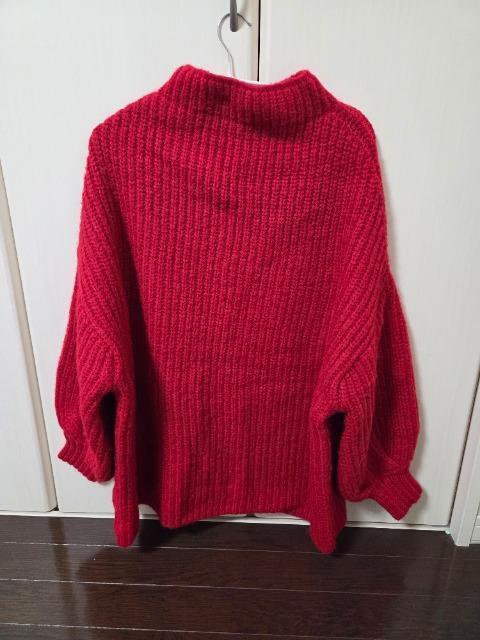 ELFRANKボトルネックオーバーサイズローゲージニットプルオーバー < 女性ファッション ELFRANKボトルネックオーバーサイズローゲージニットプルオーバー < 女性ファッションの