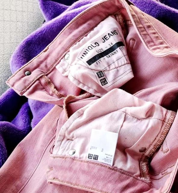 春っぽ糖度高め甘可愛♪UNIQLO SKINNY FIT JEANSストレッチ強のびる伸縮スキニーフィットデニム24♪くすみぴんく < ブランド 春っぽ糖度高め甘可愛♪UNIQLO SKINNY FIT JEANSストレッチ強のびる伸縮スキニーフィットデニム24♪くすみぴんく < ブランドの