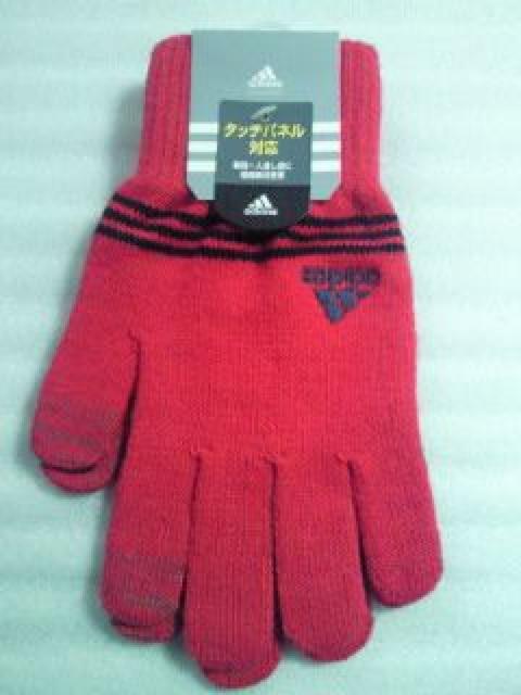 adidas アディダス タッチパネル対応 電導素材使用 手袋 グローブ ピンク < ブランド  adidas アディダス タッチパネル対応 電導素材使用 手袋 グローブ ピンク  < ブランドの