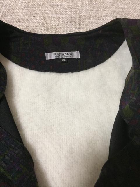 604.新品☆幾何学柄  袖リブジャケット☆サイズX L < 女性ファッション  604.新品☆幾何学柄  袖リブジャケット☆サイズX L < 女性ファッションの