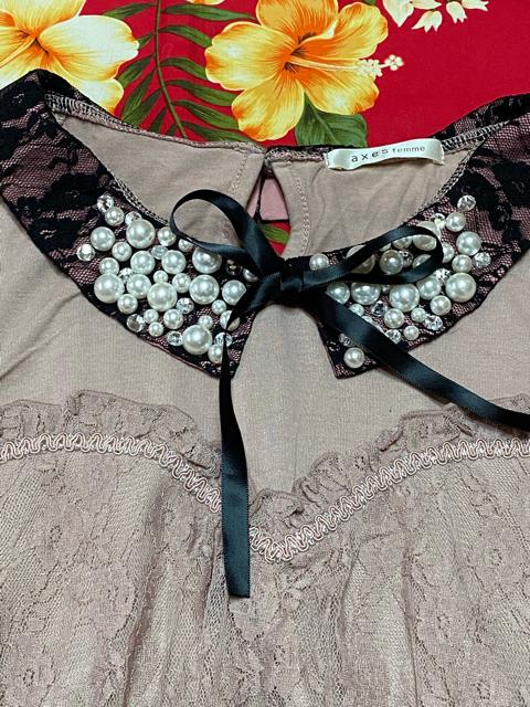 アクシーズ☆可愛いノースリーブチュニック☆豪華パール < ブランド アクシーズ☆可愛いノースリーブチュニック☆豪華パール < ブランドの