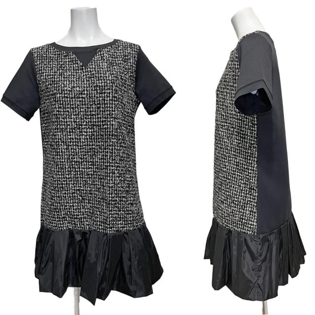 新品モンクレールMONCLERツイード×ナイロン半袖ワンピース < ブランド 新品モンクレールMONCLERツイード×ナイロン半袖ワンピース < ブランドの