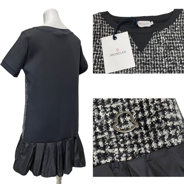 新品モンクレールMONCLERツイード×ナイロン半袖ワンピース < ブランド 新品モンクレールMONCLERツイード×ナイロン半袖ワンピース < ブランドの