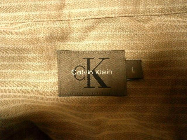 ◆メンズ 長袖シャツ Calvin Klein カルバンクライン 中古品 L < 男性ファッション  ◆メンズ 長袖シャツ Calvin Klein カルバンクライン 中古品 L < 男性ファッションの