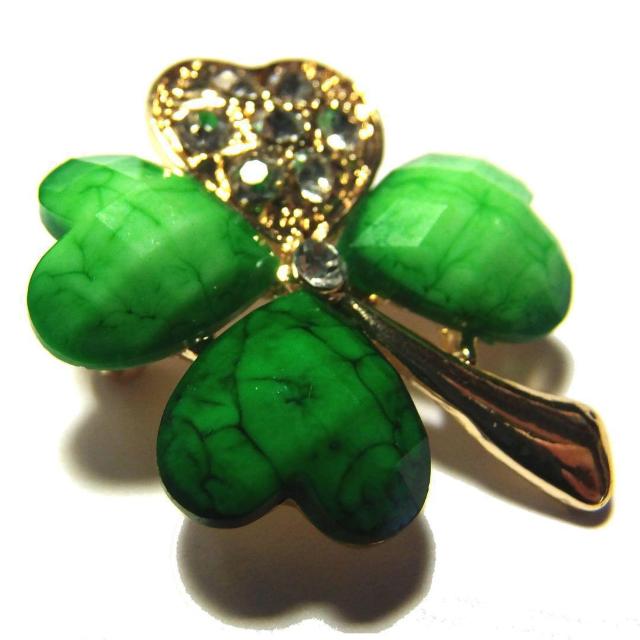 4個セット 四葉のクローバー クローバー バッジ ブローチ ラペルピン ピンバッジ ラインストーン < 女性アクセサリー/時計 4個セット 四葉のクローバー クローバー バッジ ブローチ ラペルピン ピンバッジ ラインストーン < 女性アクセサリー/時計の