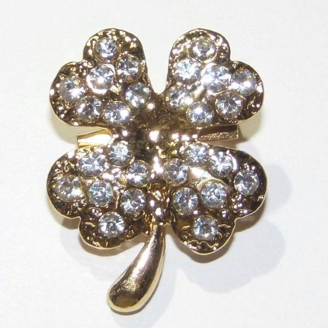 4個セット 四葉のクローバー クローバー バッジ ブローチ ラペルピン ピンバッジ ラインストーン < 女性アクセサリー/時計 4個セット 四葉のクローバー クローバー バッジ ブローチ ラペルピン ピンバッジ ラインストーン < 女性アクセサリー/時計の