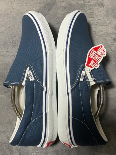 Vi@VANS V98CLA SLIP ON NAVY oY@Xb|@lCr[@29cm Y@V98pՁ@AJ[