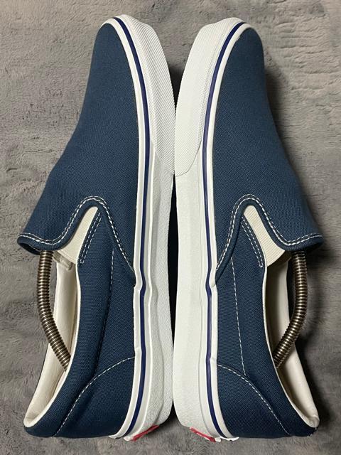 Vi@VANS V98CLA SLIP ON NAVY oY@Xb|@lCr[@29cm Y@V98pՁ@AJ[