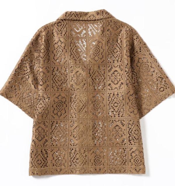 レディース レース 開襟 シャツ < 女性ファッション  レディース レース 開襟 シャツ < 女性ファッションの