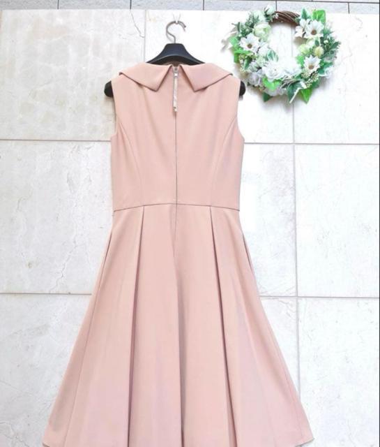 極美品 フォクシーニューヨーク ロールカラー ワンピース ピンク 38 < ブランド 極美品 フォクシーニューヨーク ロールカラー ワンピース ピンク 38 < ブランドの