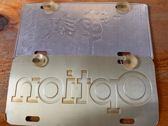 稀少海外製 アルミ 飾り用ナンバープレート 二枚 レア非売 送料無料 < 自動車/バイク 稀少海外製 アルミ 飾り用ナンバープレート 二枚 レア非売 送料無料 < 自動車/バイク