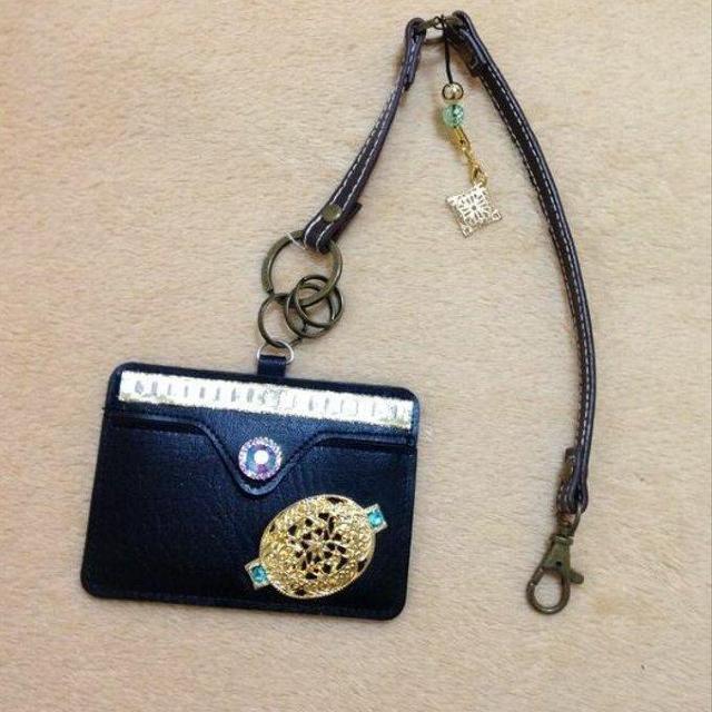 男女兼用■スワロフスキー キーリング付きストラップ☆定期入れ パスケース < 女性ファッション 男女兼用■スワロフスキー キーリング付きストラップ☆定期入れ パスケース < 女性ファッションの