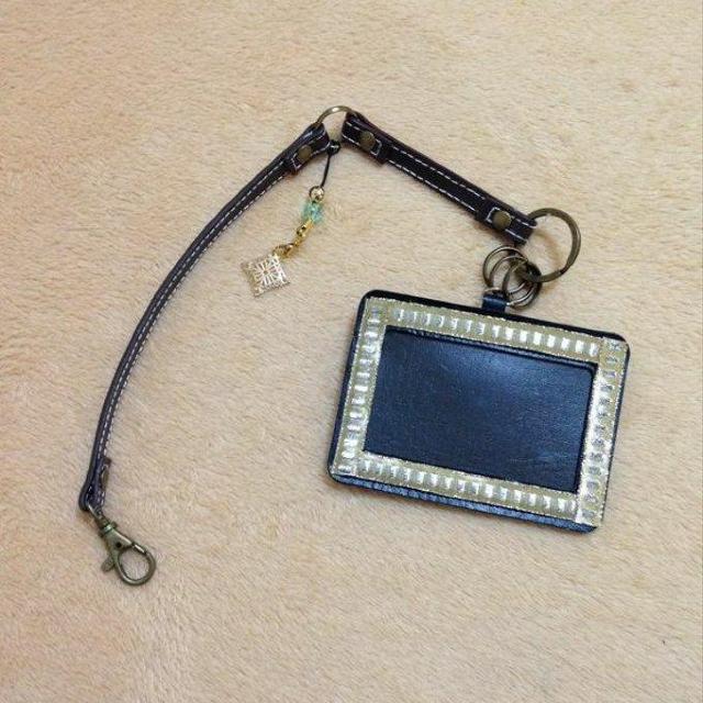 男女兼用■スワロフスキー キーリング付きストラップ☆定期入れ パスケース < 女性ファッション 男女兼用■スワロフスキー キーリング付きストラップ☆定期入れ パスケース < 女性ファッションの