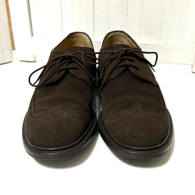 美品 ルイヴィトン ローファー スエード ダービーシューズ 5 1/2 < ブランド 美品 ルイヴィトン ローファー スエード ダービーシューズ 5 1/2 < ブランドの