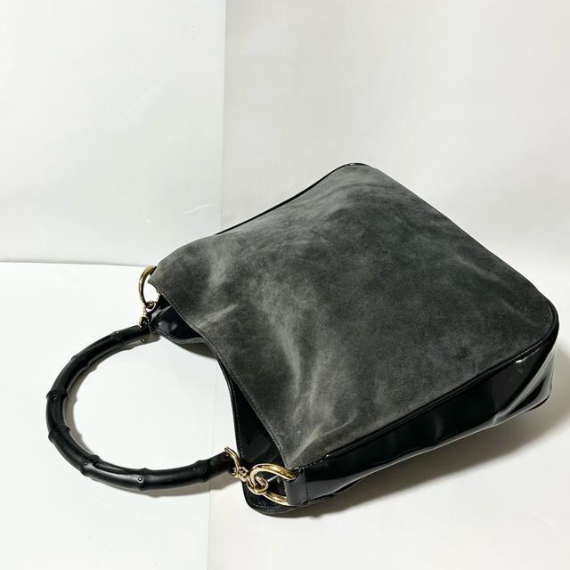 GUCCI �O�b�` �o���u�[ �X�G�[�h �G�i���� �p�e���g ���U�[ �n���h�o�b�O �O���[ �u���b�N G���� �� �u�����h�� 