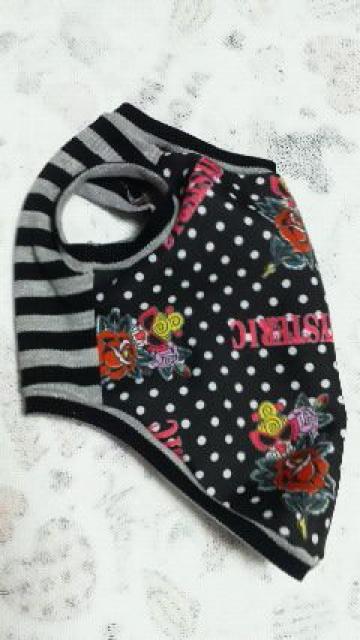 ハンドメイド*ヒスミニTシャツ*バラ ボーダー・バラ・ドット・犬用*M < ペット/手芸/園芸  ハンドメイド*ヒスミニTシャツ*バラ ボーダー・バラ・ドット・犬用*M < ペット/手芸/園芸の